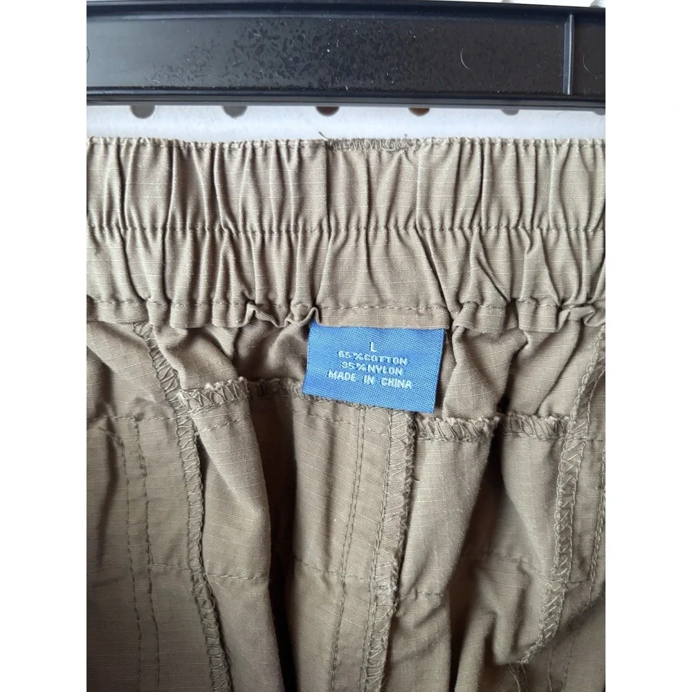 Reel Legends‎ Brown Cargo Fishing Shorts Men's Lg Nylon Blend